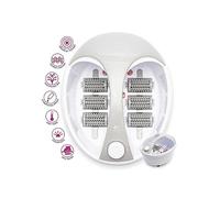 Rio Delux Foot Spa Bath Massager with HydroJets, Heat, Bubbles, Vibration, Aromatherapy Diffuser, 6 Rollers, Temperature Control, Infrared Relief, Pumice Stone - fits All Foot Sizes