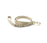 Rio Dog Leash Vegan Leather Color Gold 4ft