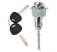 Rio Door Lock Cylinder Left Driver Side with Key Compatible with 2012-2017 Models OEM 81970-1WA00 Metal Exterior Replacement Car Secu