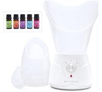 Rio Facial Sauna Steamer with Aromatherapy Oils, White