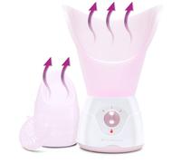 Rio Facial Steamer and Face Sauna Spa for Effective Deep Skin Cleansing, Opens Pores & Removes Blackheads, Nose Attachment for Congestion Relief (Pink)