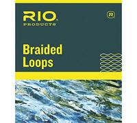 Rio Fly Fishing Braided Loops Orange 3-6 Pack of 4 Fly Tying Tackle Clear Regular