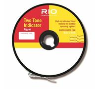 Rio Fly Fishing Tippet 2-Tone Indicator Tippet 3X Fishing Tackle, Clear