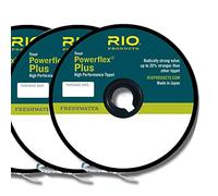 Rio Fly Fishing Tippet Power Flex-Plus Tippet 3 Pack 4X-6X Fishing Tackle, Clear