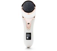 Rio Go Smooth Electric Foot File Hard Skin Remover with Vacuum Action, Professional Spa Pedi Callus Remover for Dead Skin or Dry Skin, USB Rechargeable with 3 Coarse Grit Heads & IPX6 Water Resistant