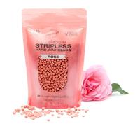 Rio Go Smooth Hard Wax Beads - 500g, Stripless Depilatory Waxing, No Strip Needed, Full Body, Face & Bikini Line Stripless Beads, Rosin Free - Rose