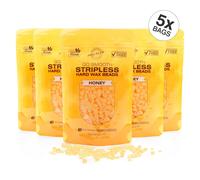 Rio Go Smooth Stripless Hard Wax Beads 5 x 100g Honey
