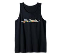 Rio Grande Texas Border River Nature Tie Dye Vintage Varsity Tank Top