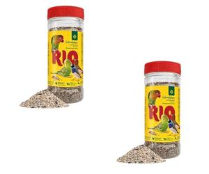 RIO Grit Blend | Twin Pack | 2 x 520g | Mineral Feed for Birds | To Support Digestion | Contains Essential Minerals Such As Calcium, Phosphorus & Sodium