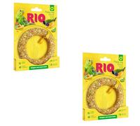 RIO Happy Ring for Budgies and Exotic Birds | Double Pack | 2 x 80 g | Supplementary Feed Snack | For Employment and Promoting Natural Behavior