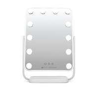 Hollywood Glamour Lighted Dressing Table Mirror RIO White One Size