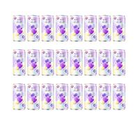 RIO Light Jelly Wine, Refreshing Jelly Shots 3% ABV, Shake Before Drinking Ready to Drink Juicy Cocktail Jelly Snack for Parties, Lunar New Year Gifts, 24x250ml, Ice Crystal Grape