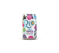 Rio Light Tropical 330ml - Refreshing Low-Calorie Sparkling Drink with Pineapple, Passion Fruit & Mango
