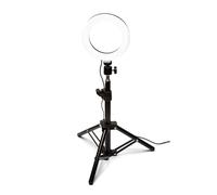 Rio Makeup Perfector Led Ring Light In Black Black One Size