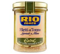 Rio Mare Extrà Filetti di Tonno all'olio Extra vegine di Oliva lavorati a Mano Tuna fillets in Extra vegine Olive Oil Glass 180g