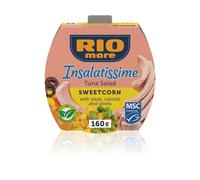 Rio Mare Insalatissime Corn and Tuna Salad, 160g, with Prime Quality Tinned Fish, Ready to Eat Healthy Meal, Sustainably sourced