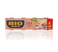 Rio Mare Tuna in Olive Oil, Prime Quality Tinned Fish, Italy's Favourite Tuna, Sustainably sourced, Tinned (4 x 160g)