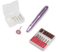 RIO NAEF Professional Electric Nail File - Purple, Purple