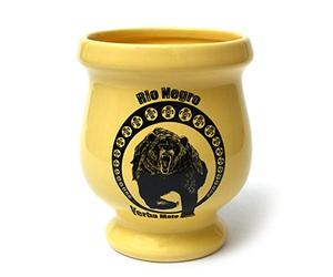 Rio Negro Ceramic Vessel, Yellow, 10x10x10
