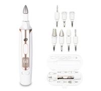 Rio Precision Pro Electric Nail File (White/Gold)