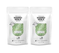 Rio Premium Hard Wax Beads Vegan Green Tea - Pack of 2