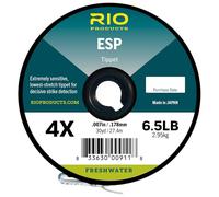 RIO Products ESP Tippet - Ultra Low-Stretch, High-Sensitivity Trout Tippet for Euro Nymphing, Indicator Nymphing & Stillwater Fishing - 4X