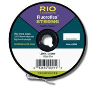 RIO Products Fluoroflex Strong Tippet, 100% Fluorocarbon Fly Fishing Tippet for Trout, Abrasion Resistant, Strong, & Knot Friendly, 100yd Guide Spool, 7X