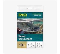 RIO Products Heavy 6FT VersiLeader - Pre-Tied Loop Fly Fishing Tapered Leader - 6 Feet - Clear Float