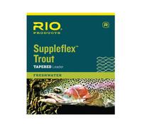 RIO Products Leaders Suppleflex Tapered Leader 7.5' 4X, Clear