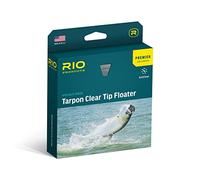 RIO Products Premier Tarpon Clear Tip Floater, Saltwater Fly Line, Low Stretch Specialty Series