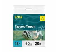 RIO PRODUCTS Tapered Tarpon Fc Shock Leader 12Ft- 2Pk 30/60 Lb