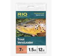 RIO Products Trout Versileader, Pre-Tied Loop for Easy Rigging, Color-Coded to Quickly Adjust Sink Rate, Trout Fly Fishing Leader, 7ft, 12lb, Float
