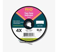 RIO Products Two Tone Indicator Tippet - 5x, Pink/Yellow