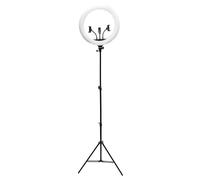 Rio Professional Makeup & Vlogging 18-inch Dimmable LED Ring Light Natural