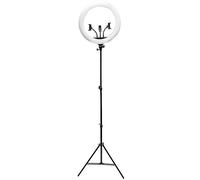 Rio Professional Makeup & Vlogging 18-inch Dimmable LED Ring Light Natural