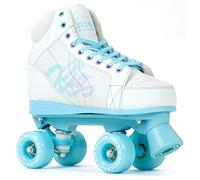 Rio Roller Lumina Childrens Roller Skates, Youth Unisex, White/Blue (Multicoloured), 35.5
