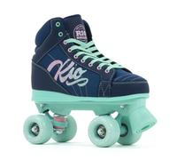 Rio Roller Lumina Quad/Roller Skates (UK 13jr / EU 32, Navy/Green)