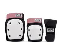 Rio Roller Triple Pad Protective Set Black,Pink L Men,Women