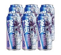 RIO Strong Premixed Cocktail, Ready To Drink, 6 x 500 ml Cans, 8% ABV, Vodka & Fruit Juice Cocktail Cans, Vegan Alcohol Drinks for Any Occasion - Grape