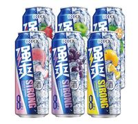 RIO Strong Premixed Cocktail, Ready To Drink, 6 x 500 ml Cans, Variety Pack 6 Flavors, 8% ABV, Vodka & Fruit Juice Cocktail Cans, Vegan Alcohol Drinks for Any Occasion
