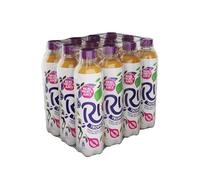 Rio Tropical Original Fizzy Drinks 500ml | 12 Soft Drink Pack with Real Orange, Apricot, Mango, Passion Fruit & Guava Juice Flavours | Lightly Sparkling Water Bottles of Pop with Vitamin C | 12x500ml