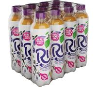 Rio Tropical Original Fizzy Drinks 500ml | 12 Soft Drink Pack with Real Orange, Apricot, Mango, Passion Fruit & Guava Juice Flavours | Lightly Sparkling Water Bottles of Pop with Vitamin C | 12x500ml