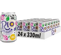 Rio Tropical Soft Drink, 330ml Cans, Pack of 24, Kandy Collection