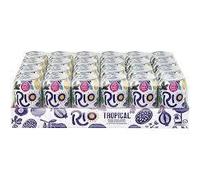 Rio Tropical Soft Drink - 330ml Cans (Pack of 24) | Real Fruit Juice Blend with Natural Flavours | Exotic Tropical Drink | Refreshing & Fruity | No Artificial Sweeteners | Vegan Friendly