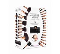 Rio 24 Piece Professional Cosmetic Make Up Brush S One Size Black