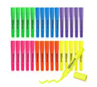 Riobby Bulk Highlighters, Colored Double Headed Assorted Colour Highlighters Markers Quick Drying Fluorescent Colors Bible Aesthetic Marking Pens for Adult Office School Supplies 60 Pcs