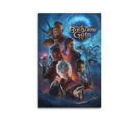 RIOEPURRT Baldur's Gate 3 Poster Game Poster Decorative Painting Canvas Wall Posters And Art Picture Print Modern Family Bedroom Decor Posters 08x12inch(20x30cm)