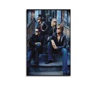 RIOEPURRT Rock Band Bon Jovi Poster Poster Decorative Painting Canvas Wall Posters And Art Picture Print Modern Family Bedroom Decor Posters 08x12inch(20x30cm)