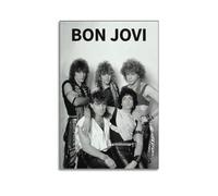 RIOEPURRT Rock Band Bon Jovi Poster1 Poster Decorative Painting Canvas Wall Posters And Art Picture Print Modern Family Bedroom Decor Posters 08x12inch(20x30cm)