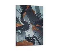 RIOEPURRT Scavengers Reign Movie Poster2 Poster Decorative Painting Canvas Wall Posters And Art Picture Print Modern Family Bedroom Decor Posters 12x18inch(30x45cm)